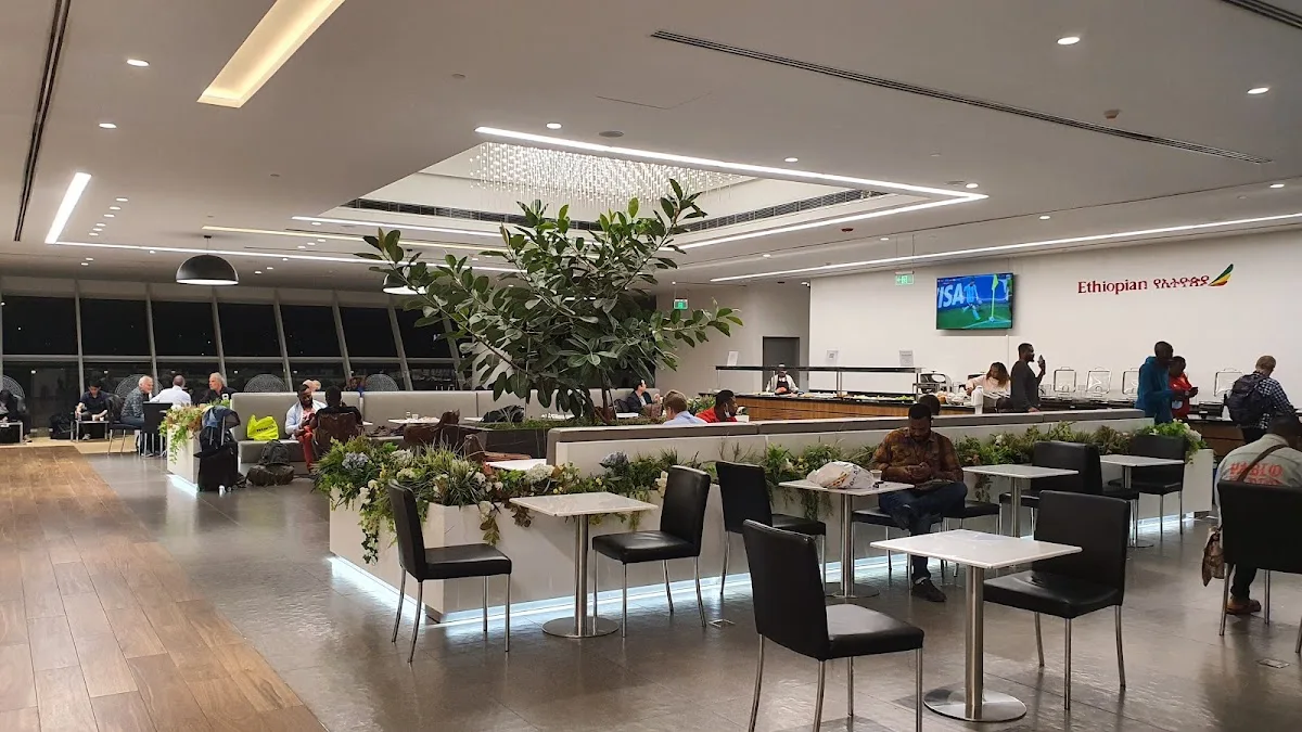 Ethiopian Airlines Sheba Lounge
