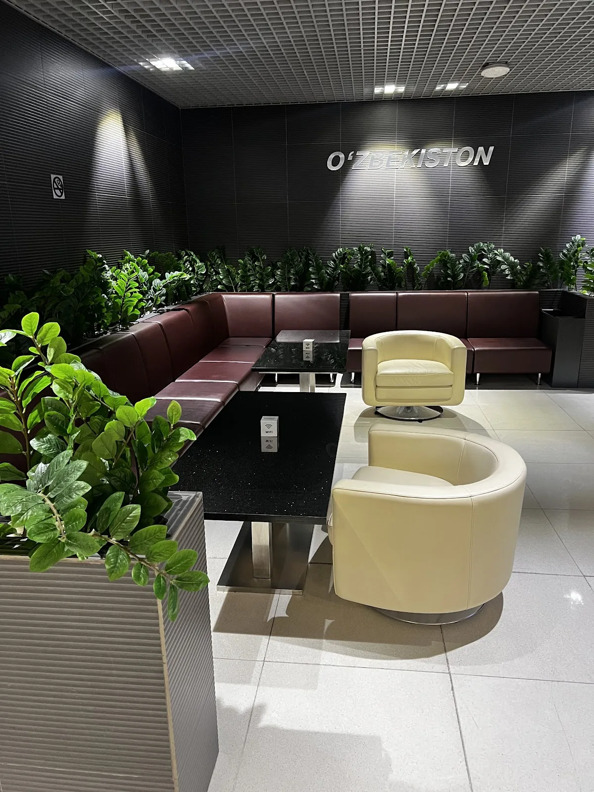 Uzbekistan Airways Business Lounge Tashkent